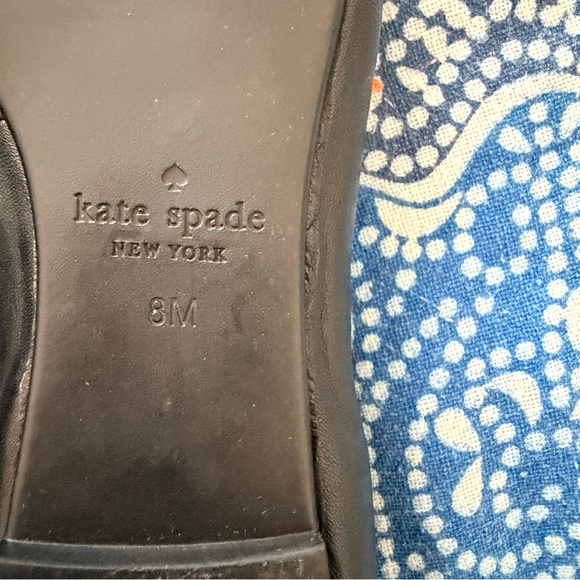 Kate Spade Winthrop Black White Boston Terrier Frenchie Ballet Flats Size 8 M - Picture 6 of 9